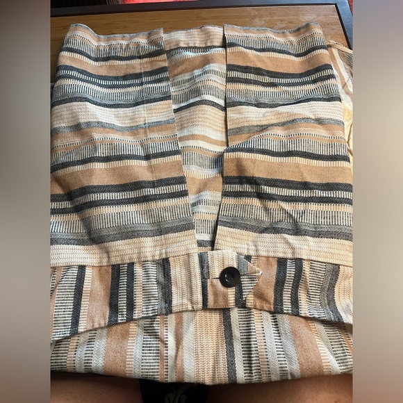 Rosetta Getty- Apron Wrap Halter Jacquard Stripe Sleeveless Tunic. Size 0 - Picture 9 of 9